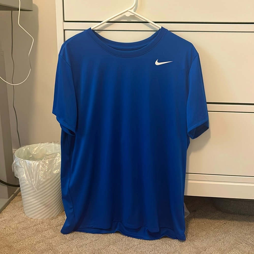 Blue Nike T shirt